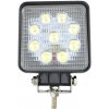 PRACOVNÁ LAMPA HALOGÉNOVÁ LED 1845 LUMENOV 110X110X50 / 9CRE LEDX3 WATT VÝKONNÁ