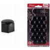 AMIO sada krytiek pre skrutky kolies 17 mm - čierne