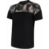 Pánske funkčné tričko SENSOR Merino Impress s rukávmi pri krku black/camo L