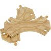 Bigjigs Spojená symetrická výhybka, 2 ks 691621091746