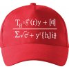 Teória všetkého (Theory of Everything) - Šiltovka so zahnutým šiltom a mosaznou sponou - Univerzálna veľkosť ( Červená )
