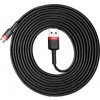 Baseus USB-A - microUSB USB kábel 3 m Čiernočervený (CAMKLF-H91)