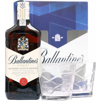 Ballantine’s 40% 0,7 l (darčekové balenie 2 poháre)