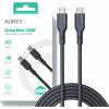 EUR AUKEY CB-CD30 USB kábel 0,9 m USB A USB C Čierny