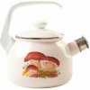Varná kanvica Olymp Smaltovaný čajník s pokrievkou 18,5 cm 2,5 l huby (8594171807299)