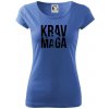 Nápis Krav Maga - Dámske tričko Pure - M ( Svetlomodrá )