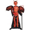 Hračkys Šaty na karneval - Čert kostra 110 - 120 cm 215915