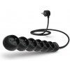 CONNECT IT prodlužovací kabel 230 V, 6 zásuvek, 5 m, s vypínačem (černý) CES-1015-BK Connect IT