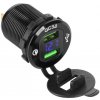 Peiying nabíjačka do auta 2xUSB Quick charge, voltmeter, 3A panelová PY-CHR0004
