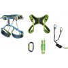 Ferratová sada OCÚN VIA FERRATA WEBEE + CHEST SET modrá,čierna,svetlo zelená