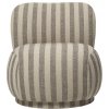 Ferm Living Kreslo Rico Piccolo Louisiana – pieskové/off-white