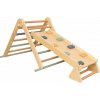 Derrson Piklerov trojuholník 3 v 1 rebrík + lezecká stena + kladina W5339