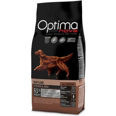 Optima Nova dog Mature Adult Chicken & Rice 2 x 12 kg