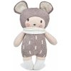 Bábika pletená šedá Baby Beau Knitted Doll ThreadBear 24 cm z jemnej a mäkkej bavlny v darčekovom balení od 0 mes