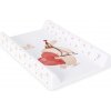 CEBA BABY Podložka prebaľovacia 2-hranná mäkká (50x70) Basic Pierrot W-102-000-785
