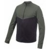 SENSOR COOLMAX THERMO pánská mikina celozip černá/olive green L; Zelená