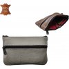 Kľúčenka kožená KL 01 light grey