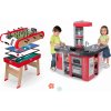 Set kuchynka a futbalový stôl Tefal Studio XXL Smoby elektronická s magickým bublaním biliard hokej a tenis