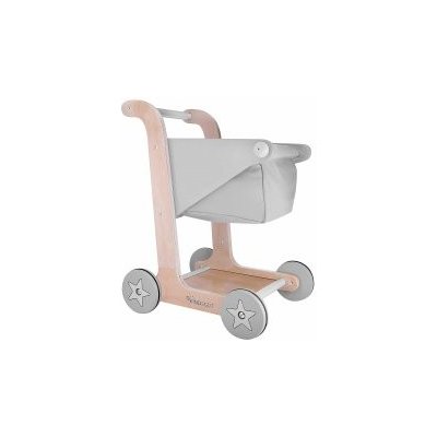 Kindsgut dřevěný nákupní vozík šedá