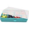 Melii Snackle Box krabička na desiatu 1368 ml Modrozelená