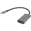PremiumCord Převodník USB-C na HDMI, rozlíšenie 4K@60Hz a FULL HD 1080p, kovové puzdro ku31hdmi16