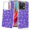 Techsuit Sparkly Glitter puzdro pre Xiaomi Redmi Note 13 Pro 5G / Poco X6 – fialové (Purple)