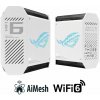 WiFi systém ASUS ROG Rapture GT6 (2-pack, White) (90IG07F0-MU9A40)