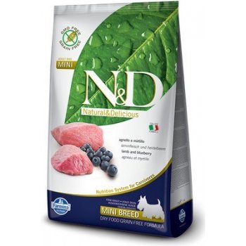 N&D Grain Free Dog Adult Lamb & Blueberry 2,5 kg