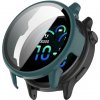 PROTEMIO 107636 PC FULL COVER Plastový kryt so sklom pre Garmin Vivoactive 6 zelený