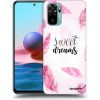Picasee silikónový čierny obal pre Xiaomi Redmi Note 10 - Sladké sny