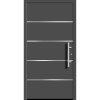 Splendoor Hliníkové vchodové dvere Moderno M460/P, antracitová metalíza, 110 P