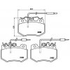 BREMBO Sada brzdových platničiek kotúčovej brzdy P61031