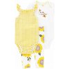 CARTER'S Set 3dielny legíny, body kr. rukáv, body na ramienka Yellow Sunflower dievča NB/ veľ. 56