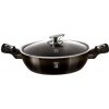 BERLINGERHAUS Panvica hlboká s pokrievkou Shiny Black Collection BH-6609 28 cm