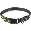 Obojek Dog Fantasy USB LED nylonový svítící zelený