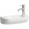 Laufen Lua - Umývadielko 50x23 cm, bez prepadu, otvor na batériu vpravo, biela H8150820001141