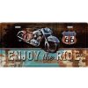Ceduľa Enjoy The Ride 30,5cm x 15,5cm Plechová tabuľa