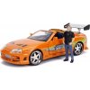 Jada Rýchlo a zběsilo auto 1995 Toyota Supra 1:24 + figúrka Brian O’Conner