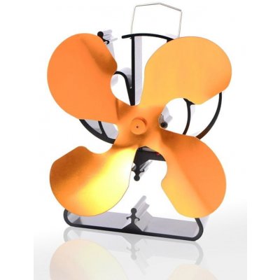 TURBO Fan Ventilátor na krbové kachle TURBO FAN 4 čepeľový – Triangel Gold