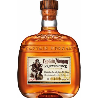 Captain Morgan Private Stock Tmavý rum 40% 1 l (čistá fľaša)