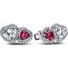 Pandora Blyštivé srdiečkové náušnice Timeless 293633C01