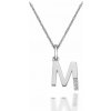 Hot Diamonds Strieborný prívesok Micro M Clasic DP413
