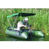 ALLROUNDMARIN Slnečná strecha - bimini SUNWORLD II zelená - šírka 165 - 185 cm, dĺžka 180 cm