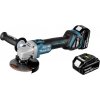 Makita DGA513RTJ - Čierna - Modrá - 12,5 cm - 8000 RPM - 3000 RPM - Batterie/Akku - Lithium-Ion (Li-Ion)