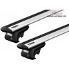 Strešný nosič Thule Škoda Karoq 2017-2025 s pozdĺžnikmi, WingBar silver (Thule Evo WingBar silver 7104 + 7113)