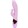 Shots Loveline Ultra Soft Silicone Rabbit Vibrator Exotic Fucshsia silikónový vibrátor na bod G a klitoris 21 x 3,8 cm