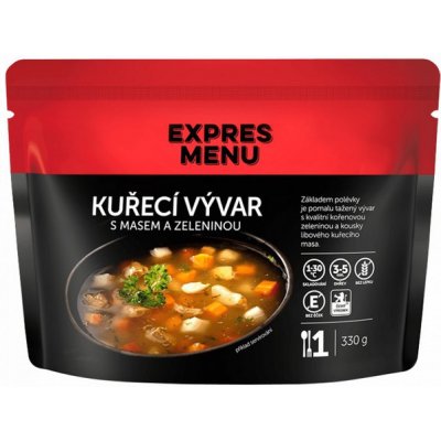 Expres menu Kurací vývar s mäsom a zeleninou 330 g