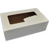 Krabica s okienkom 25x15x8cm 25ks Biela