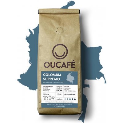 OUCAFÉ Colombia Supremo 1 kg