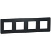 Schneider Electric Slovakia spol. s r.o. Unica Studio - NU200854 - Krycí rámček štvornásobný, Antracit